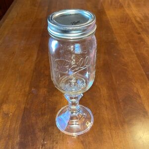 Ball Mason Wine Glass